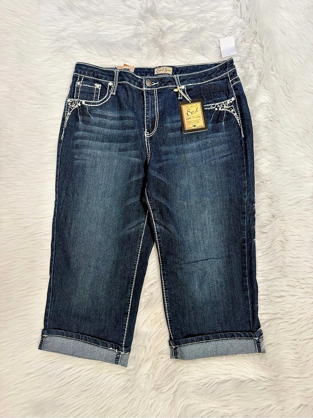 Earl Jean Cropped Jeans Sz 14